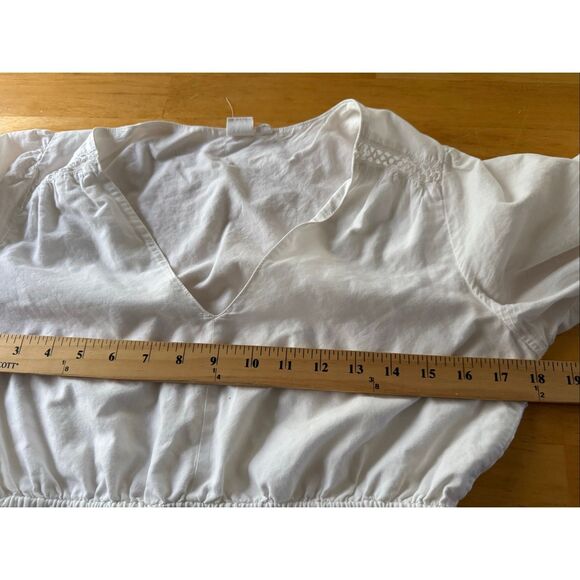 GAP White Boho Eyelet Embroidered Cotton Dress – Small - Picture 7 of 13